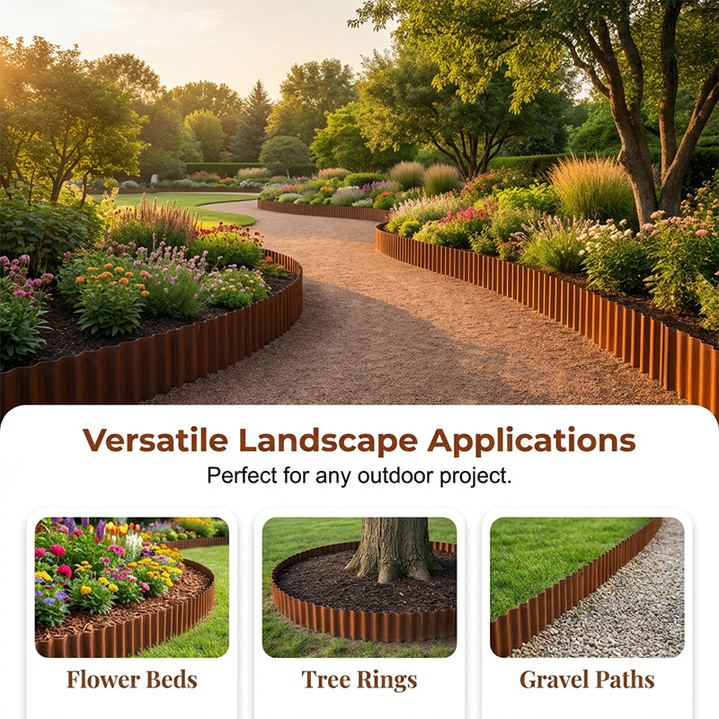 Corrugated Garden Edging Border