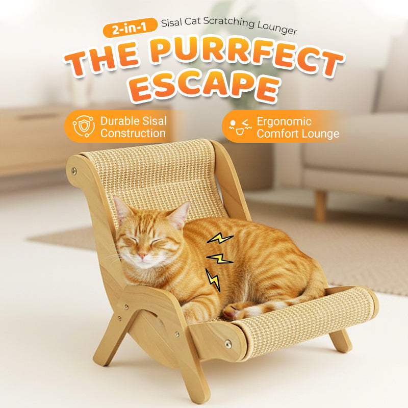 🔥 Hot sale 50% OFF🔥2-in-1 Sisal Cat Scratching Lounger