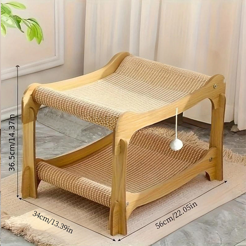 🔥 Hot sale 50% OFF🔥2-in-1 Sisal Cat Scratching Lounger