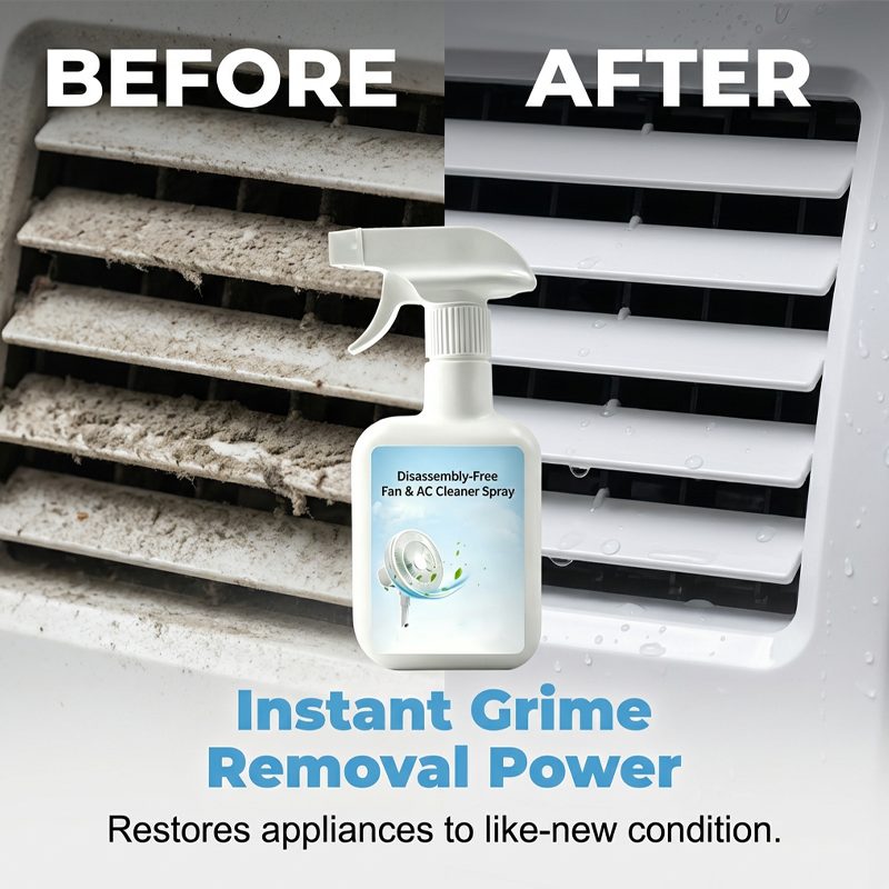 Disassembly-Free Fan & AC Cleaner Spray