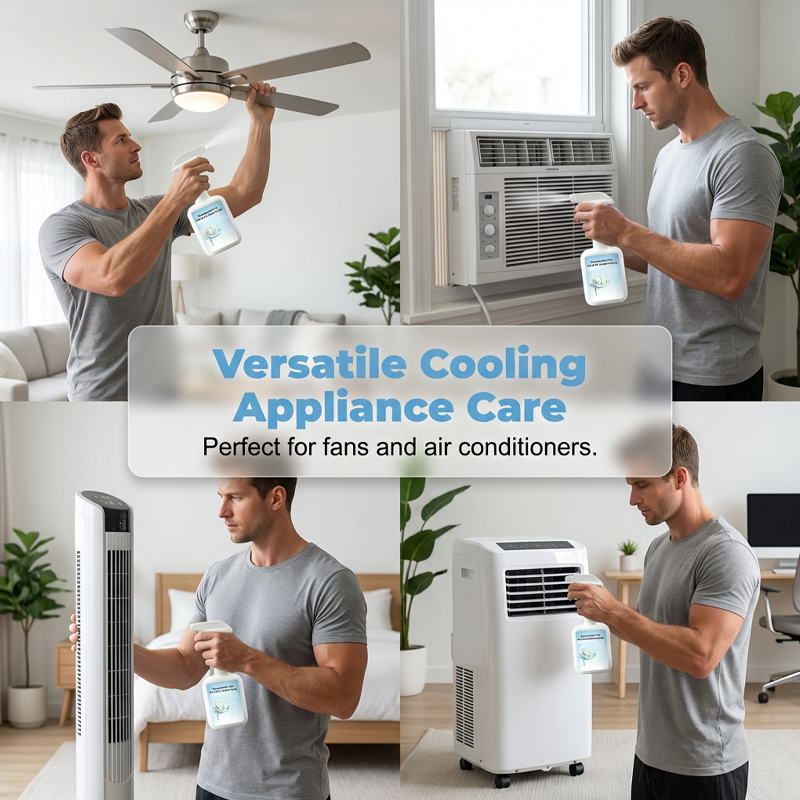 Disassembly-Free Fan & AC Cleaner Spray