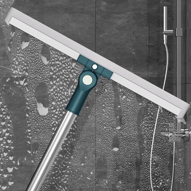 Adjustable Floor Squeegee with 180° Rotating Head