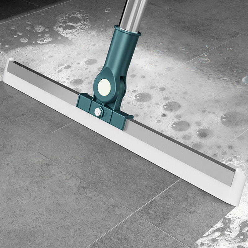 Adjustable Floor Squeegee with 180° Rotating Head