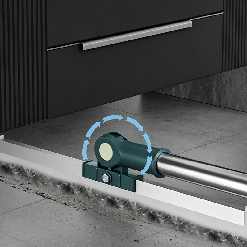 Adjustable Floor Squeegee with 180° Rotating Head