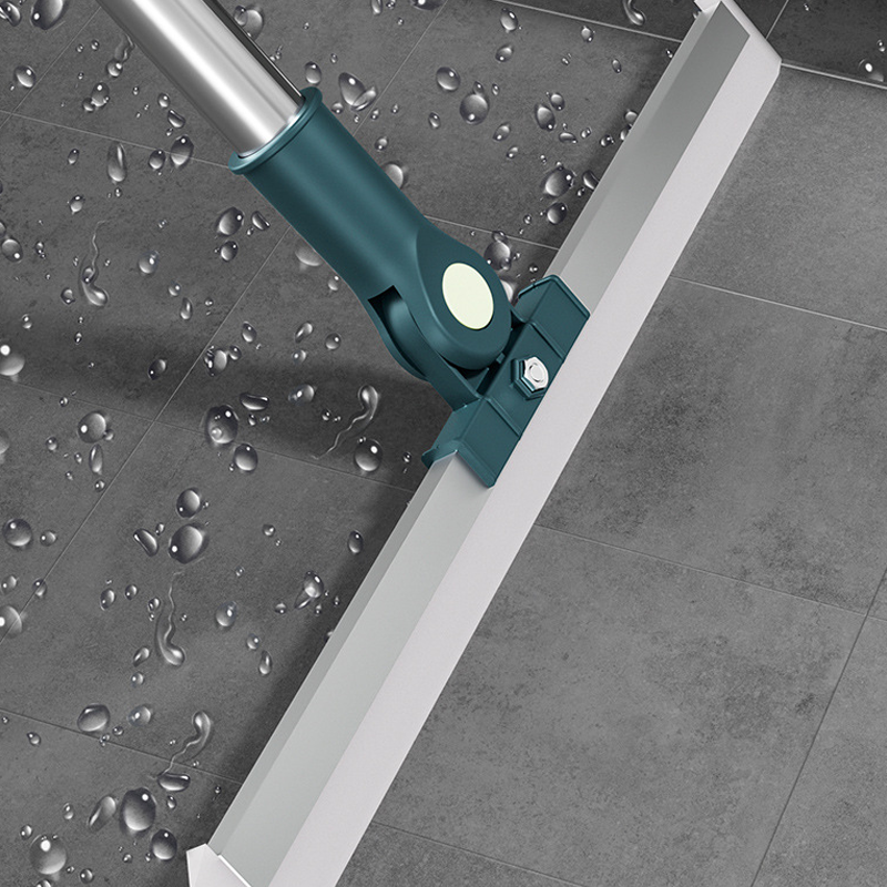 Adjustable Floor Squeegee with 180° Rotating Head