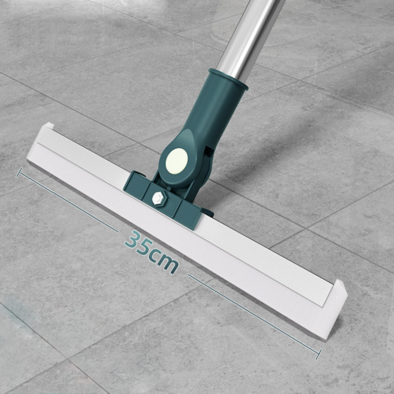 Adjustable Floor Squeegee with 180° Rotating Head