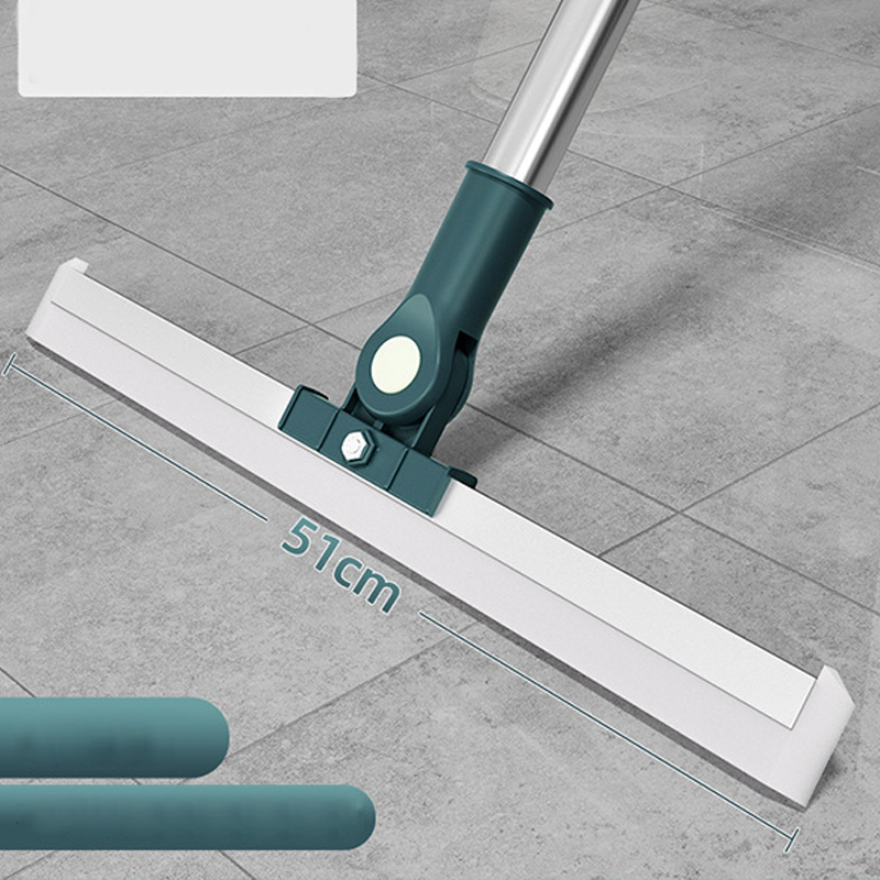 Adjustable Floor Squeegee with 180° Rotating Head