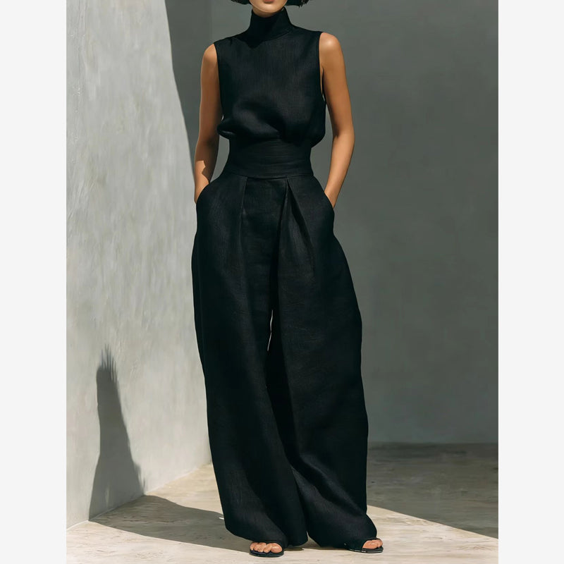 🎁2026 New Arrivals 50% OFF💥Top & Wide-Leg Pant 2-Piece Set