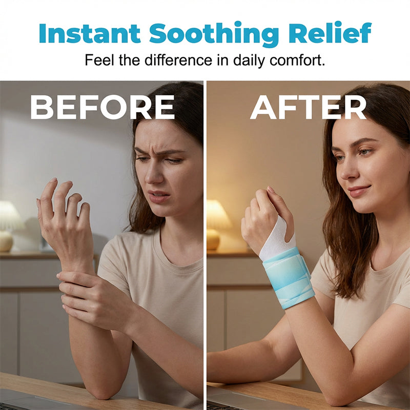 Disposable Steam Heat Wrist Wrap for Fatigue Relief