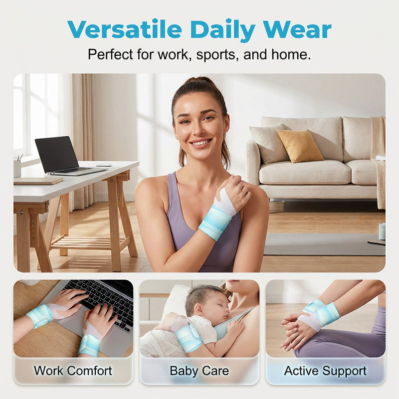 Disposable Steam Heat Wrist Wrap for Fatigue Relief