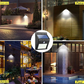 Solar Powered Motion Sensor Wall Light