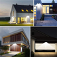 Solar Powered Motion Sensor Wall Light