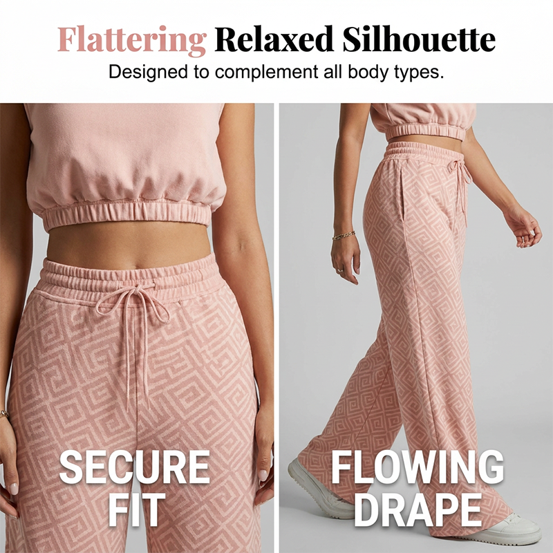 🎁2026 New Arrivals 50% OFF💥Women's Two-Piece Lounge Set with Drawstring Pants