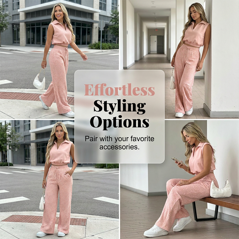 🎁2026 New Arrivals 50% OFF💥Women's Two-Piece Lounge Set with Drawstring Pants