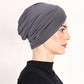 👒 Buy 1 Get 1 FREE!🌸 Soft Stretch Turban Cap – Milk Silk Fabric & Anti-Slip Fit – Hair Volume Concealer – Multi-Use Under Scarf 🧣