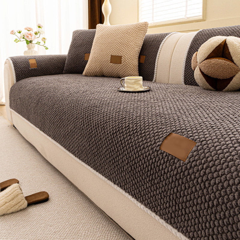 Thickened Non-Slip Sofa Cover – Ultra-Soft, Washable, Scratch-Resistant & Pet-Friendly, 3 Colours 🛋️✨