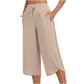 👖 ✨50% OFF!✨ Women's Casual Wide-Leg Capri Pants – Comfortable, Casual, and Versatile! ✨