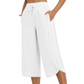 👖 ✨50% OFF!✨ Women's Casual Wide-Leg Capri Pants – Comfortable, Casual, and Versatile! ✨