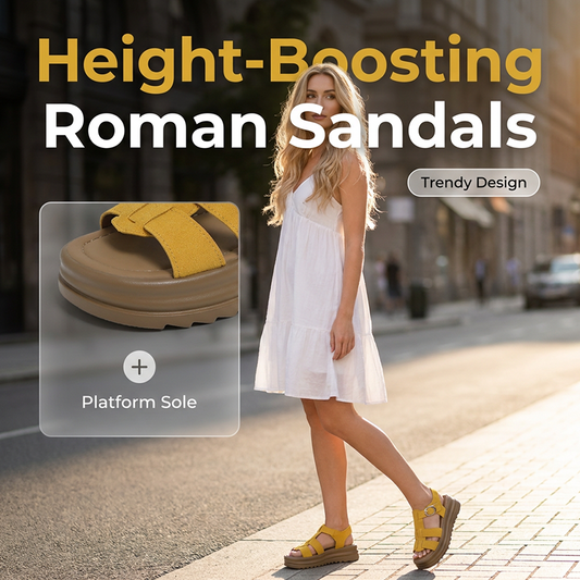 👡 50% OFF NOW! 🏛️ Women's Platform Roman Sandals – Cushioned footbed, adjustable straps & sturdy sole – perfect for summer walks or casual chic 🌞