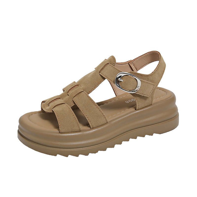 👡 50% OFF NOW! 🏛️ Women's Platform Roman Sandals – Cushioned footbed, adjustable straps & sturdy sole – perfect for summer walks or casual chic 🌞