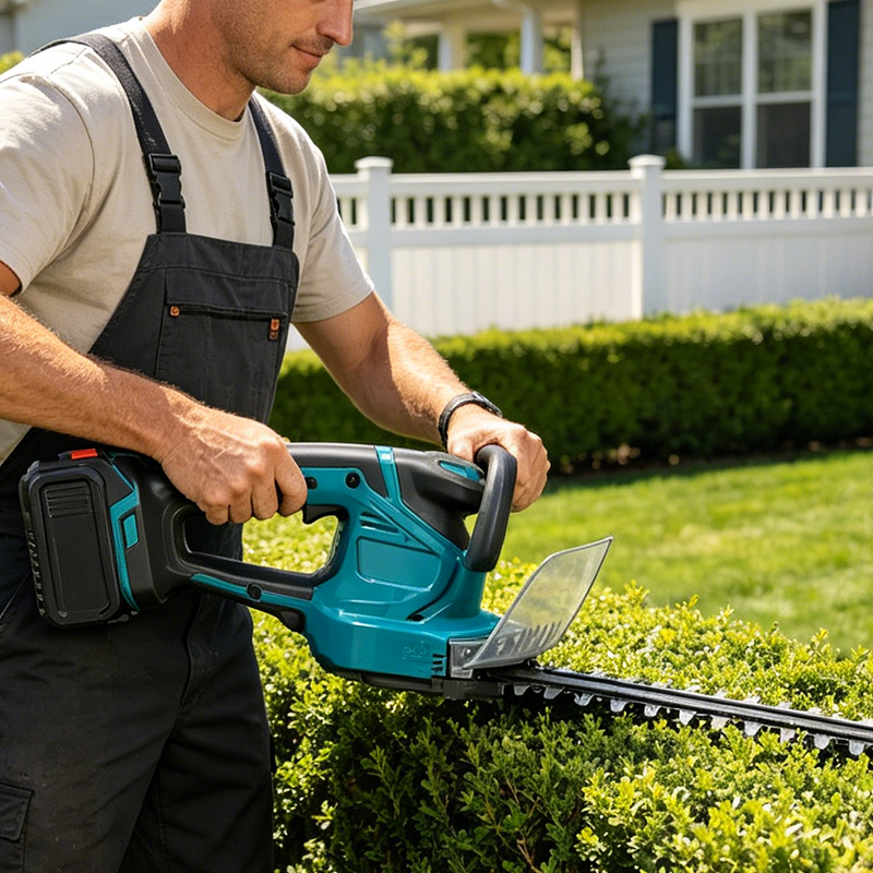 Handheld Electric Hedge Trimmer for Garden Care
