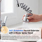 360° Rotatable Faucet Extender with 3-Mode Spray Head