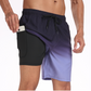 Men's 2-in-1 Quick-Dry Casual Shorts