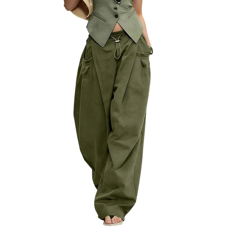 🏆LAST DAY SALE 50% OFF🔥Voluminous Pleated Lantern Trousers