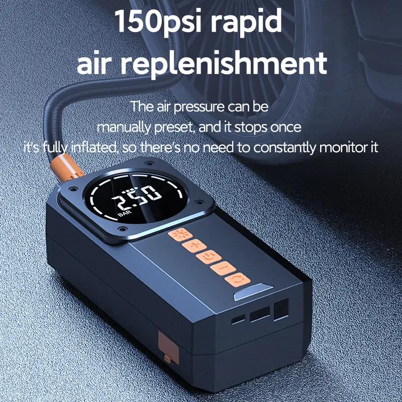 Digital Display Air Compressor and Car Battery Booster
