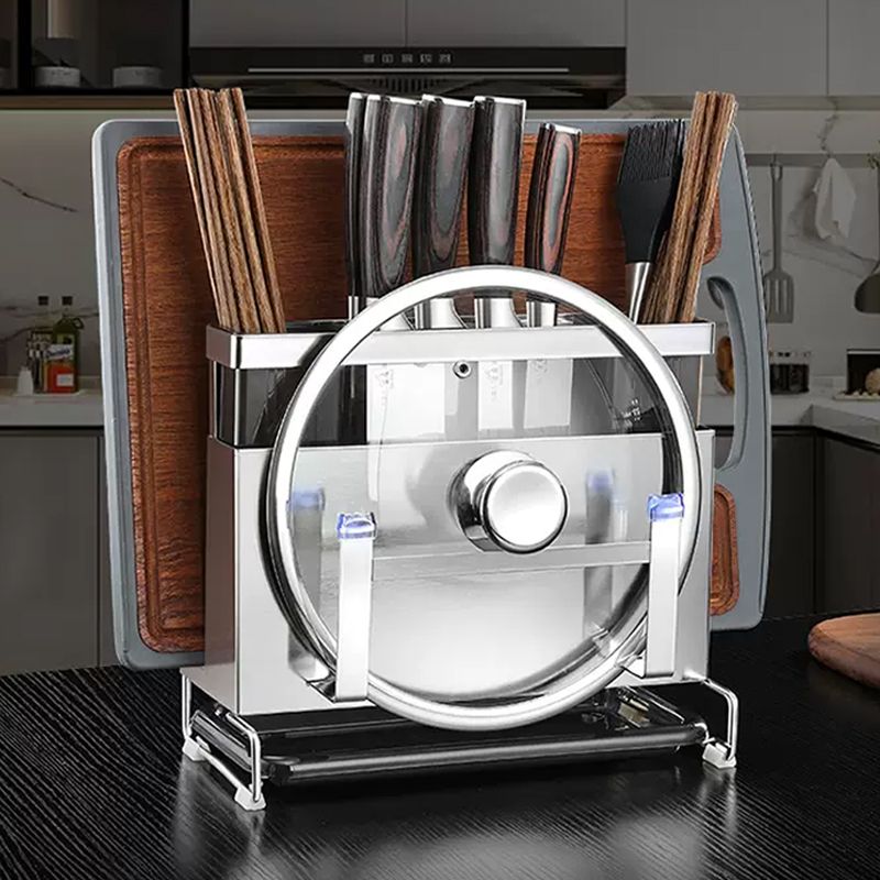Rust-resistant wall-mounted kitchen storage set