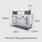 Rust-resistant wall-mounted kitchen storage set