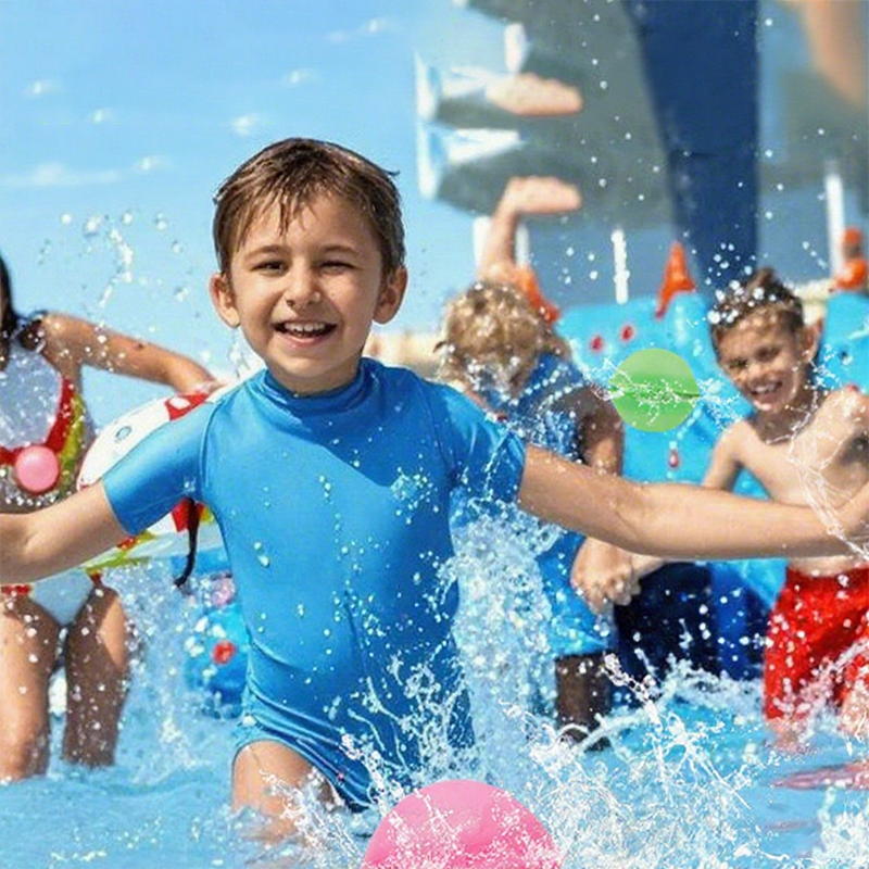12 PCS Non-Magnetic Silicone Water Balloon Toy