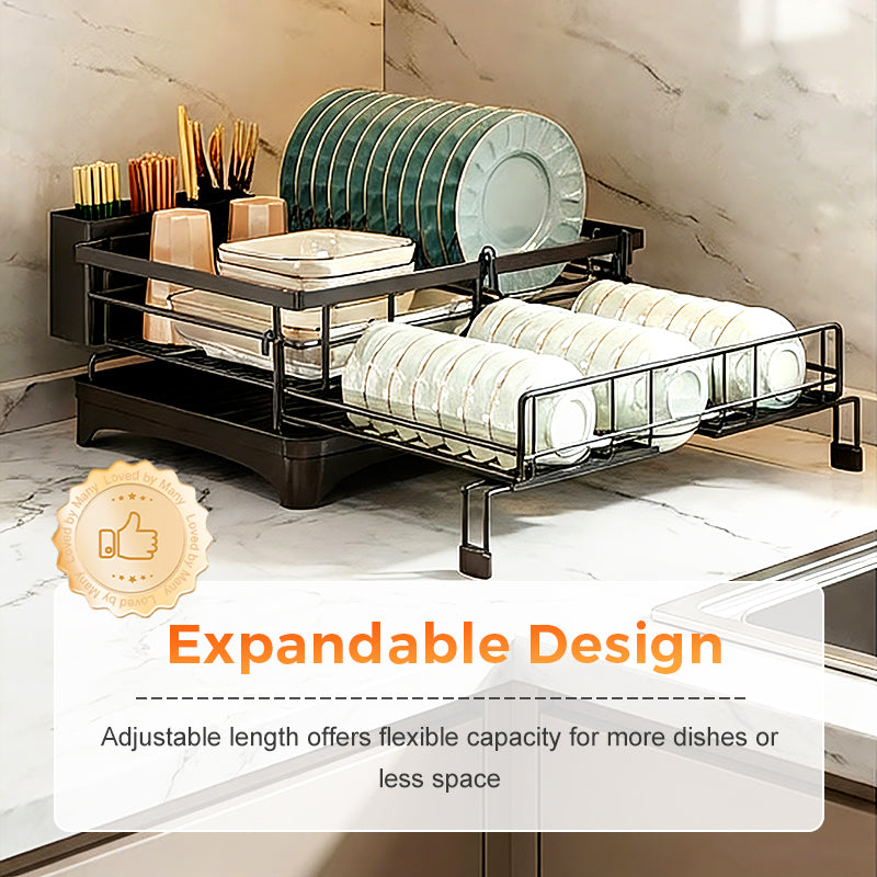 Kitchen Countertop Organizer and Dish Drying Rack