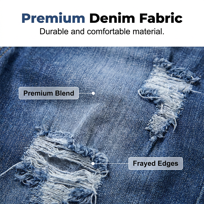 👖 LIMITED-TIME 50% OFF! ✨ Men's Ripped Denim Shorts – Edgy, Breathable, Casual 🌊
