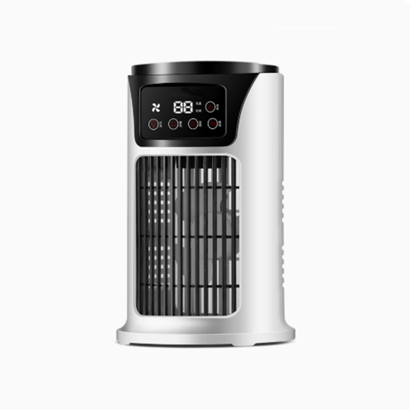 2026 New Evaporative Air Conditioner – Compact USB desk fan, personal cooler with a 300-ml tank, adjustable speed settings, timer, quiet operation, portable design for the nightstand