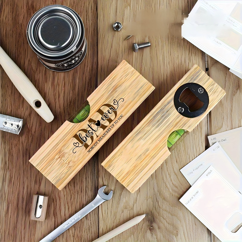 2-in-1 Spirit Level & Bottle Opener for Dad