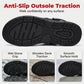 Men's Leather Sandals, Durable Anti-Slip Thick Sole, Comfortable Business Casual Shoes, Ideal for Daily Commute and Summer Wear
