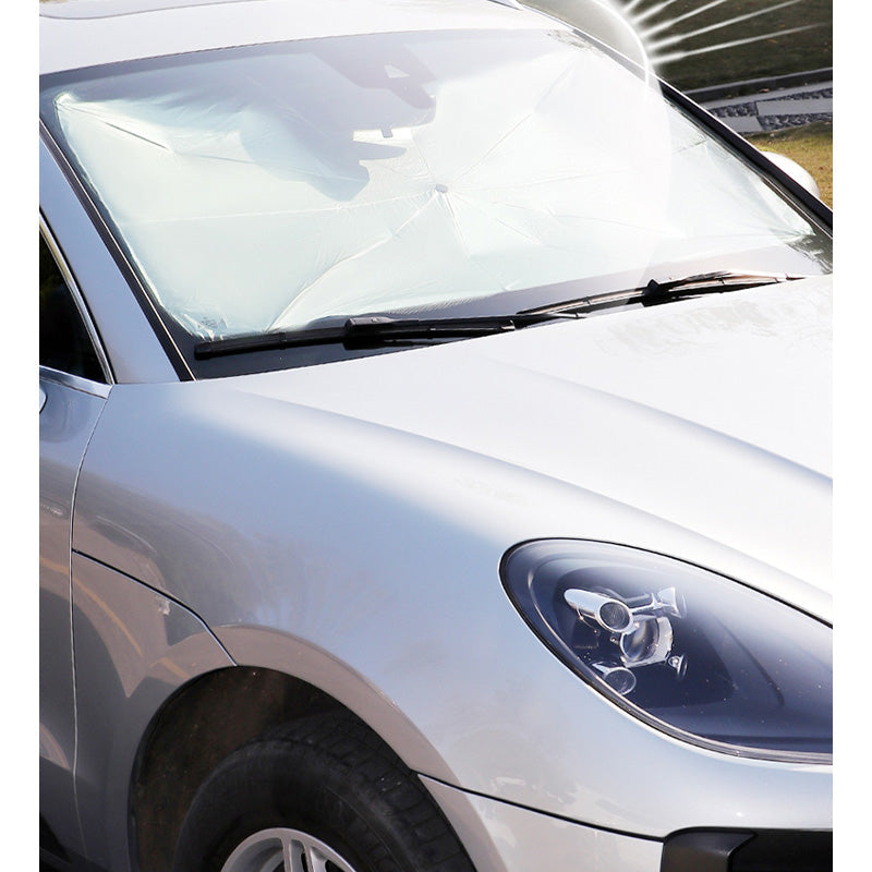 Bendable Car Windshield Sunshade Umbrella