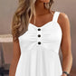 📢📢50% OFF !! ⏰Women's Summer Sleeveless Button Front Tank Top
