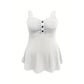 📢📢50% OFF !! ⏰Women's Summer Sleeveless Button Front Tank Top