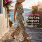 👚 50% OFF NOW! 👖 Women's Printed Sleeveless Top & Wide-Leg Pants Set – Flowy & breathable – Perfect for summer, beach or resort wear – effortless chic 🌸