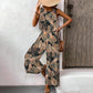 👚 50% OFF NOW! 👖 Women's Printed Sleeveless Top & Wide-Leg Pants Set – Flowy & breathable – Perfect for summer, beach or resort wear – effortless chic 🌸
