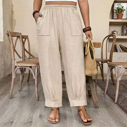 🔥While Supplies Last 49% OFF!🎉 Women's Relaxed Fit Cuffed Ankle Pants