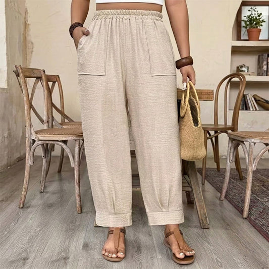 🔥While Supplies Last 49% OFF!🎉 Women's Relaxed Fit Cuffed Ankle Pants