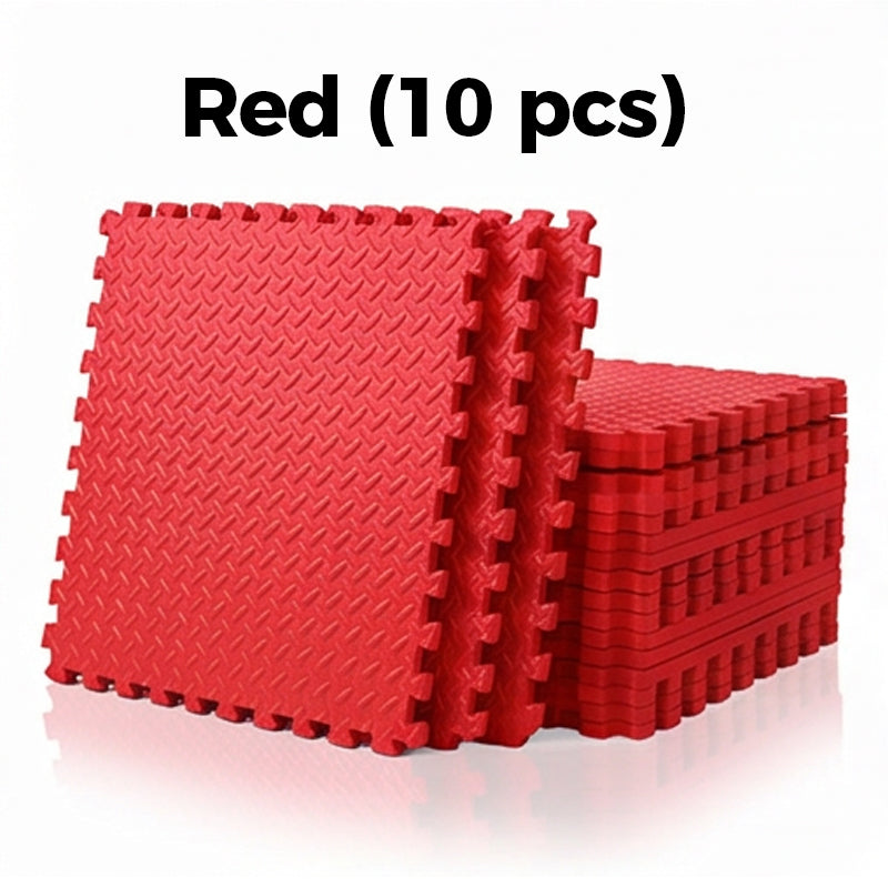 Non-Slip EVA Foam Puzzle Play Mat 10 PCS Set
