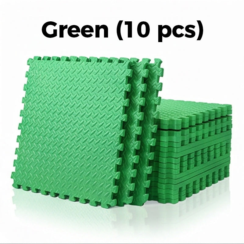 Non-Slip EVA Foam Puzzle Play Mat 10 PCS Set
