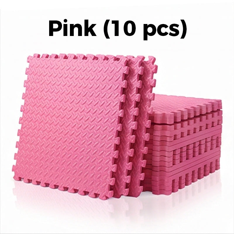 Non-Slip EVA Foam Puzzle Play Mat 10 PCS Set