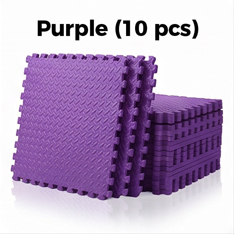 Non-Slip EVA Foam Puzzle Play Mat 10 PCS Set