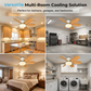 6-Blade Wooden Style Ceiling Fan Light