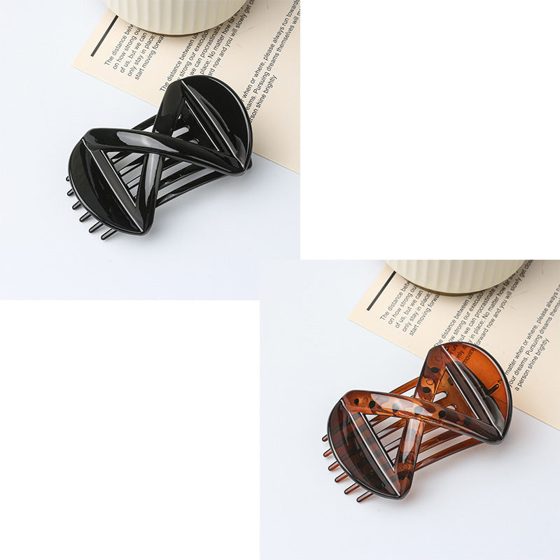 Figure-Eight Hold Hair Jaw Clip for Women